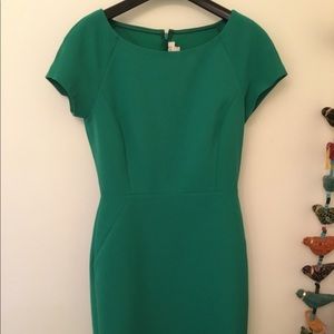J. Crew Crepe short-sleeve dress. Worn only once!